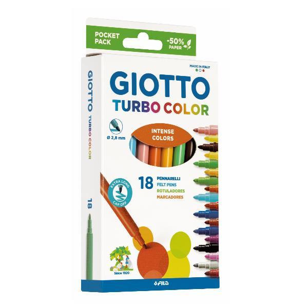 GIOTTO TURBO COLOR PENNARELLI TRATTO 2.8 mm COLORI …